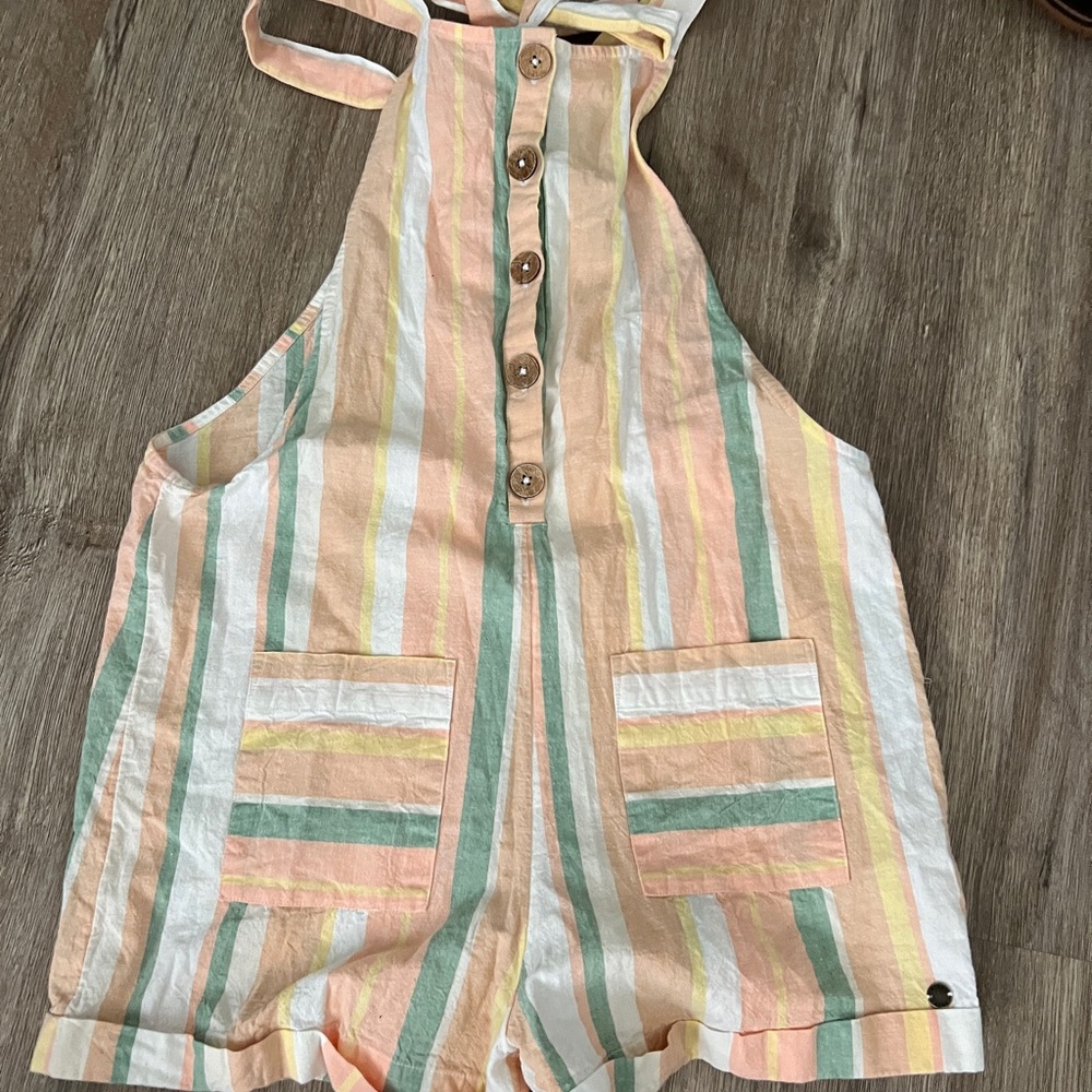 Striped Multicolor Romper